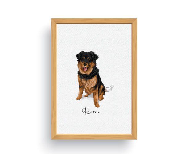 Mini custom watercolor pet portrait | personalized dog portrait from photo | watercolor tiny painting | Miniature painting | watercolor art