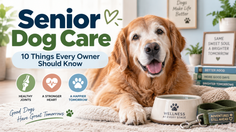 Senior Dog Care: Essential Tips for Healthy Aging
