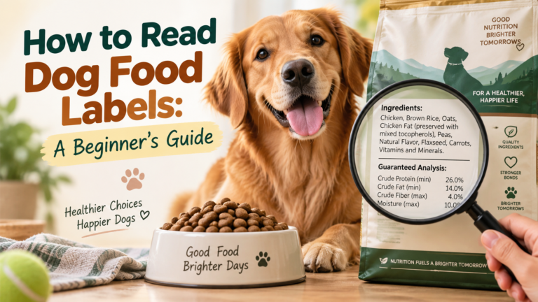 how to read dog food labels