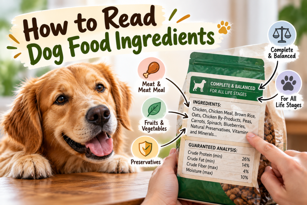 How to Understand Dog Food Ingredients on the Package Label