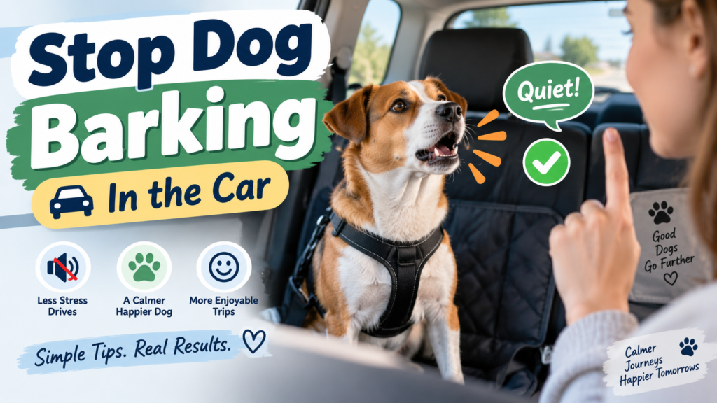stop dog barking in the car