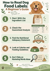 How to Read Dog Food Labels: A Beginner’s Guide