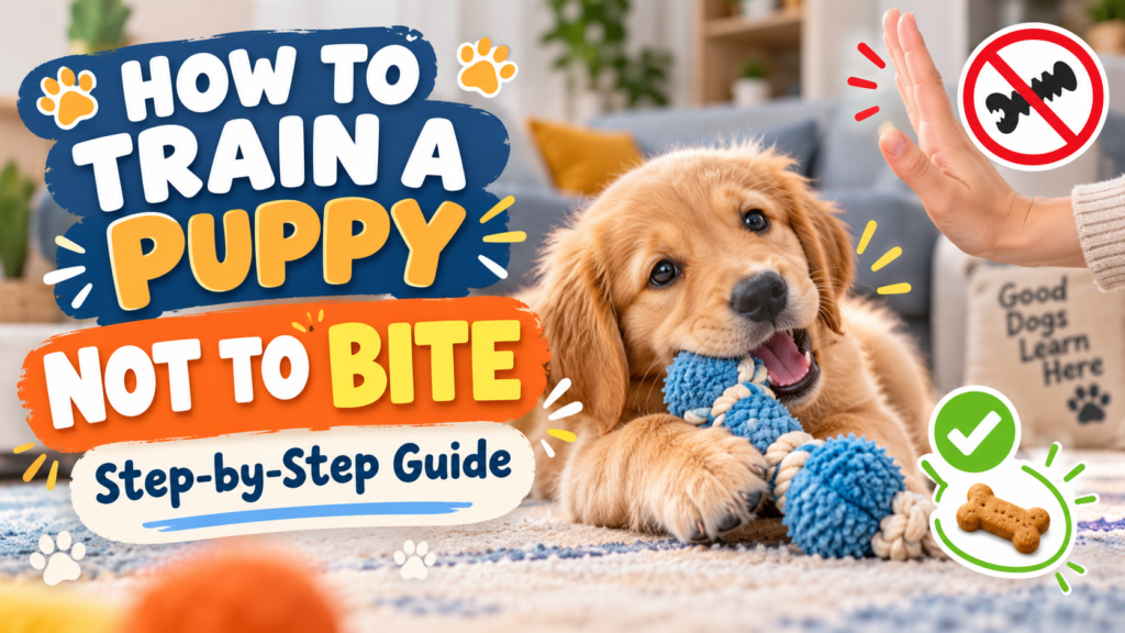 how to train a puppy not to bite